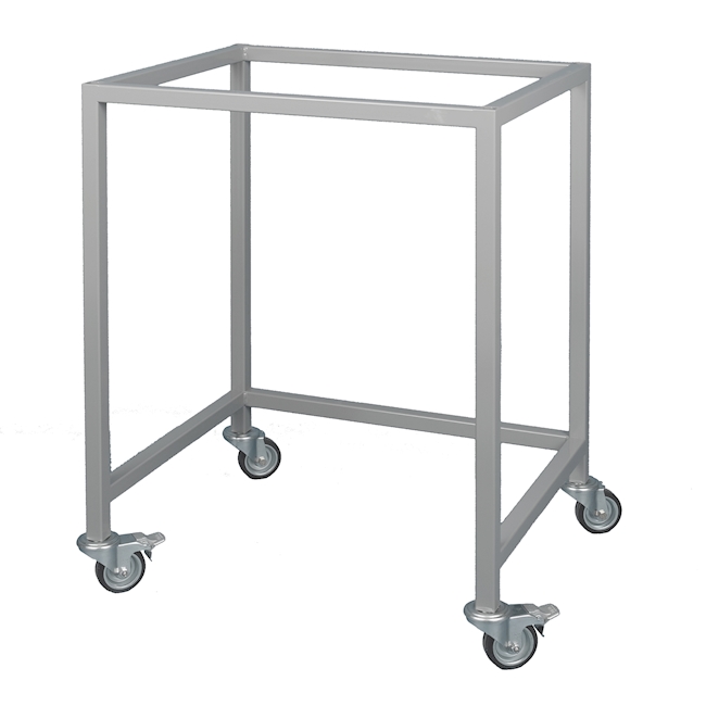 Châssis métallique sur roulettes